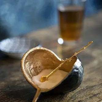 Botanical Twig Serving Spoon – Gold or Silver Cocktail & Charcuterie Spoon