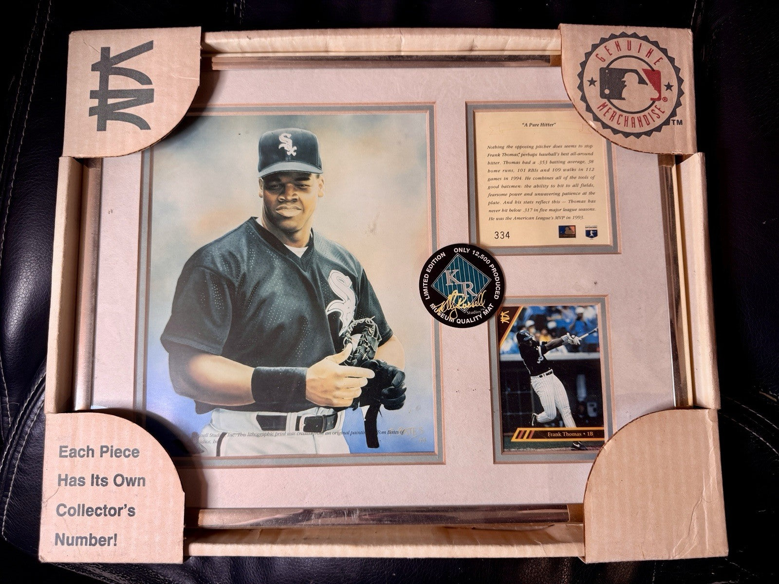 Frank Thomas Limited Edition Framed Lithograph #334 Kelly Russell Studios MLB0