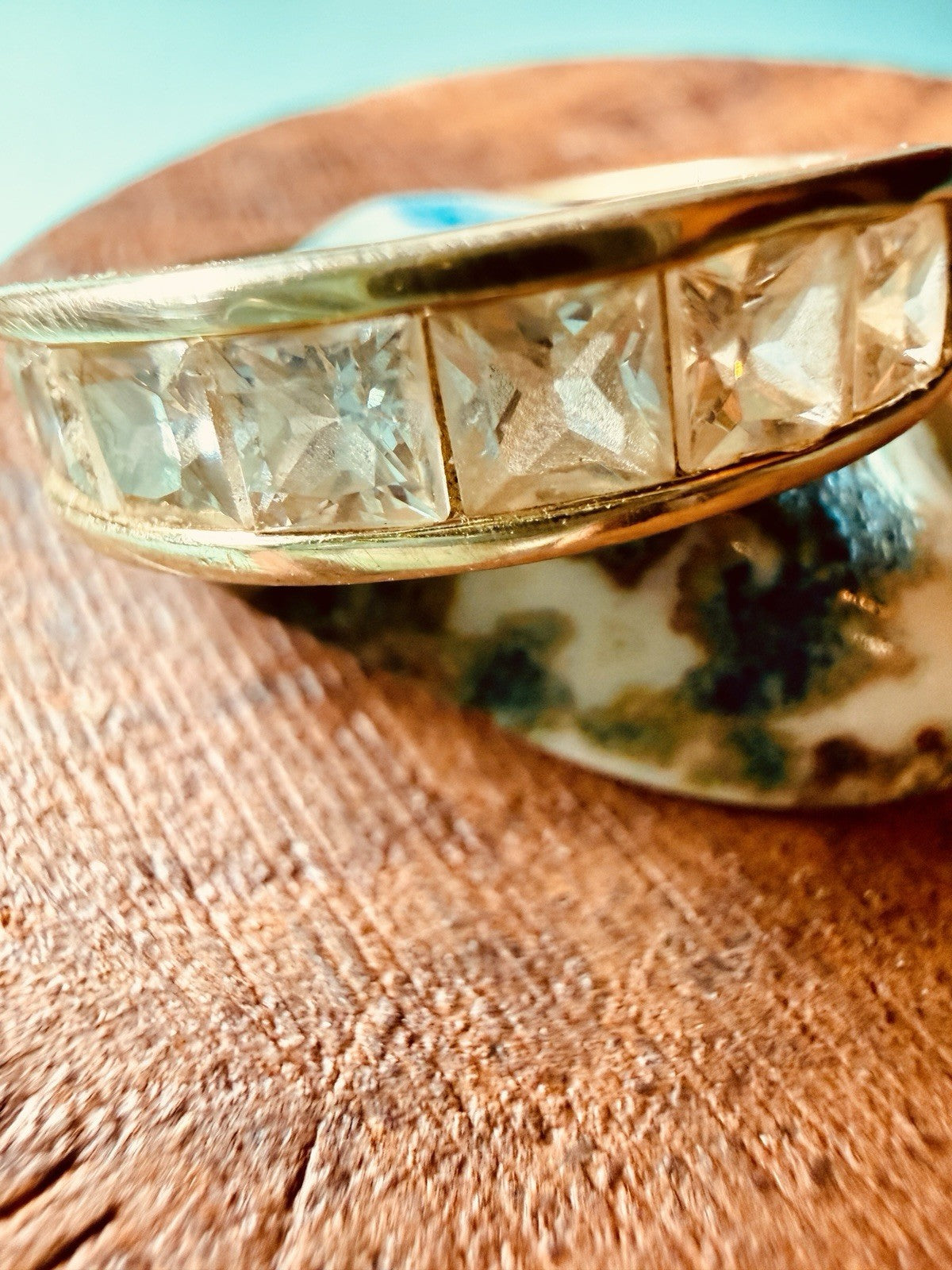 Sterling Silver 925 Princess Cut CZ Beautiful Ring Ready for Your Finger Size 74