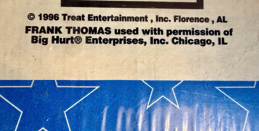 1996 Big Hurt Frank Thomas Louisville Slugger Mini Bat Card Box Sealed Packs6