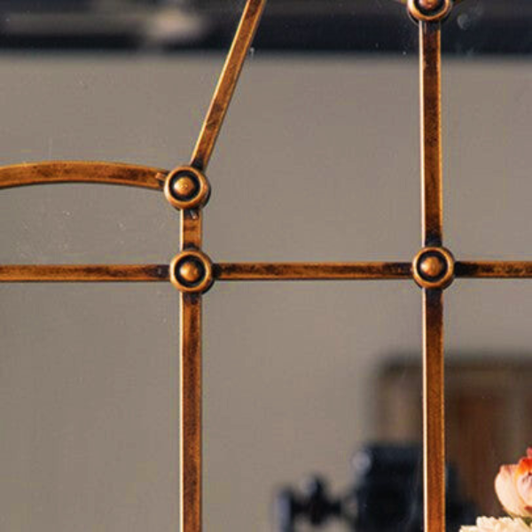 Iron Frame Wall Mirror3