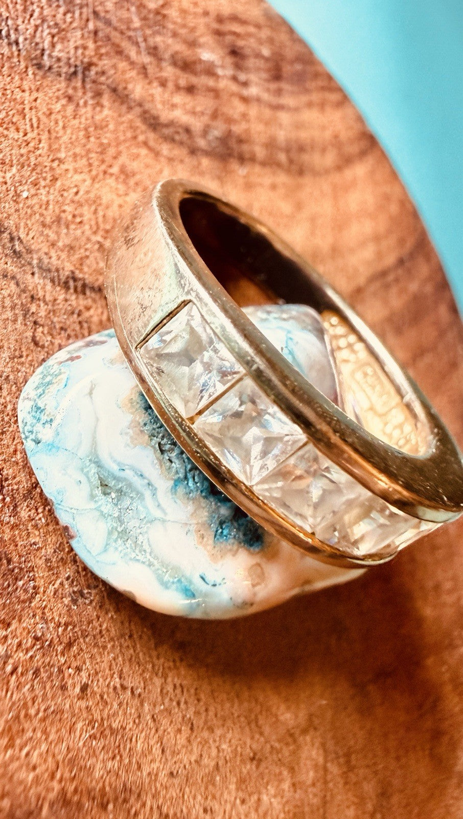 Sterling Silver 925 Princess Cut CZ Beautiful Ring Ready for Your Finger Size 71