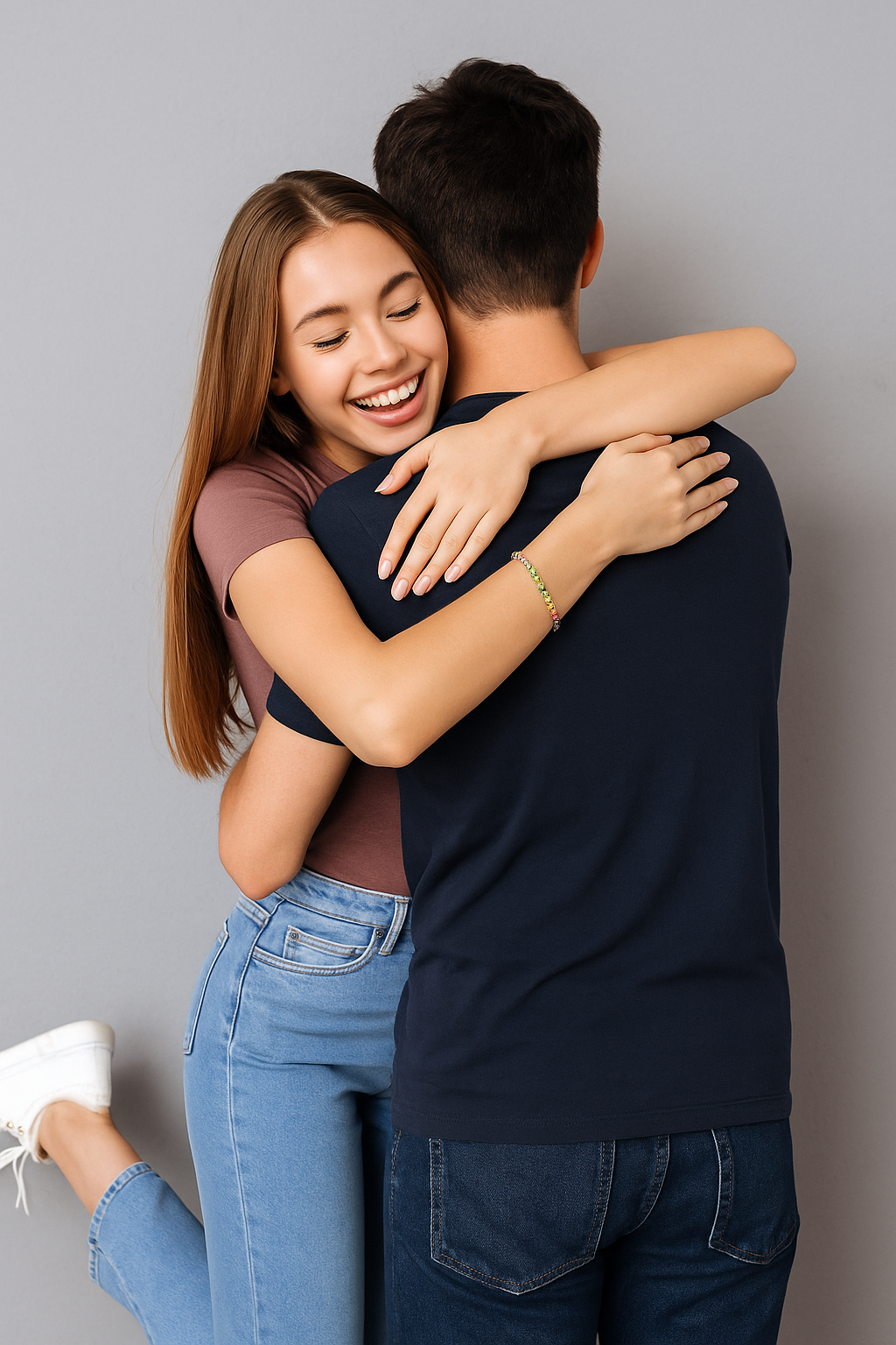 Beautiful Heart Shaped Multi Gemstone .925 Sterling Silver Bracelet2