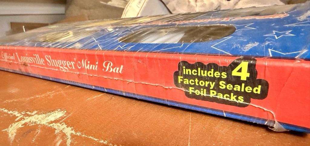 1996 Big Hurt Frank Thomas Louisville Slugger Mini Bat Card Box Sealed Packs11
