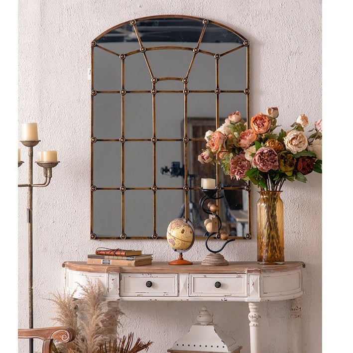 Iron Frame Wall Mirror0