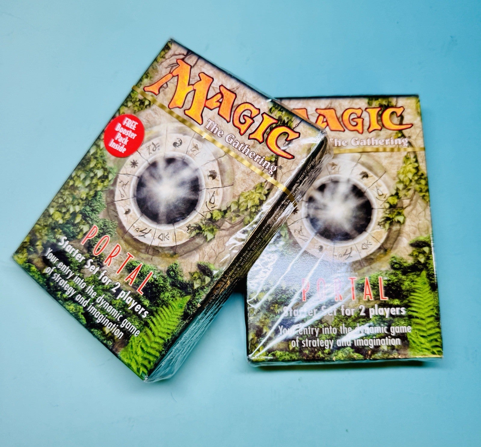 2 Sets Magic The Gathering PORTAL Starter Set (1997) SEALED Free Booster Inside10