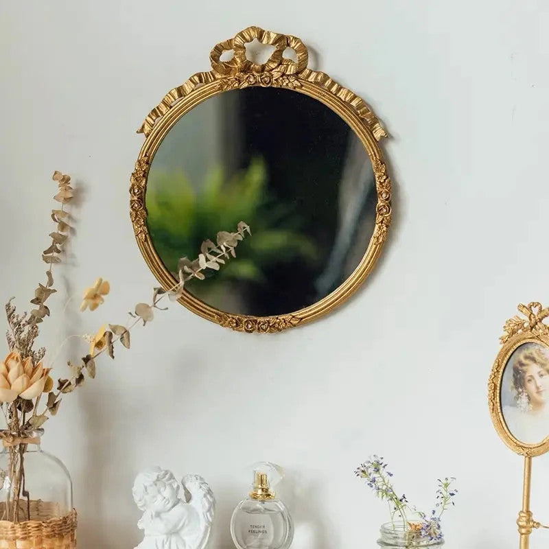 ROUND PEWTER MIRROR3