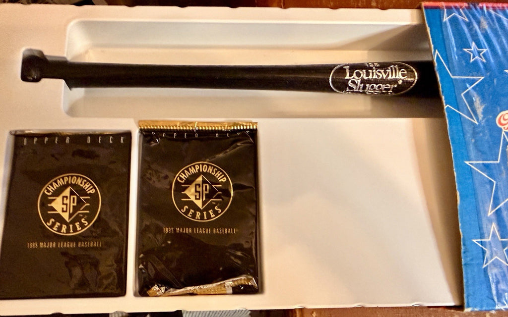 1996 Big Hurt Frank Thomas Louisville Slugger Mini Bat Card Box Sealed Packs9