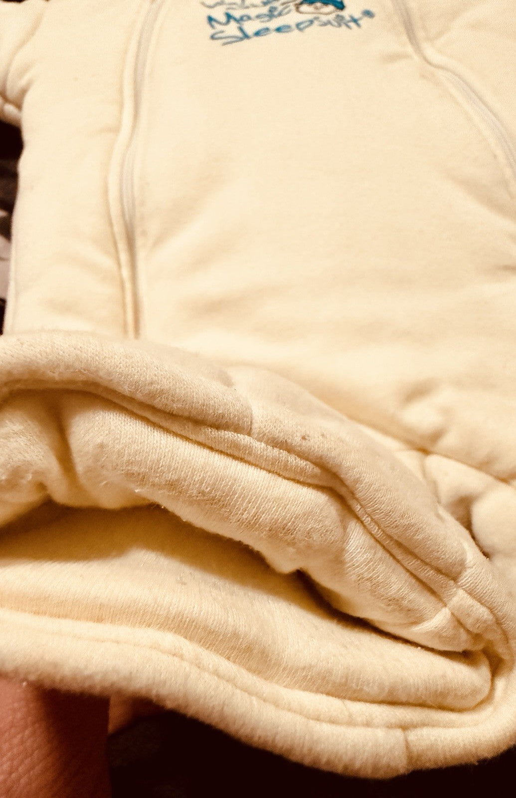 Baby Merlin’s Magic Sleepsuit Small 3–6 Months Cream Cotton Sleep Sack6