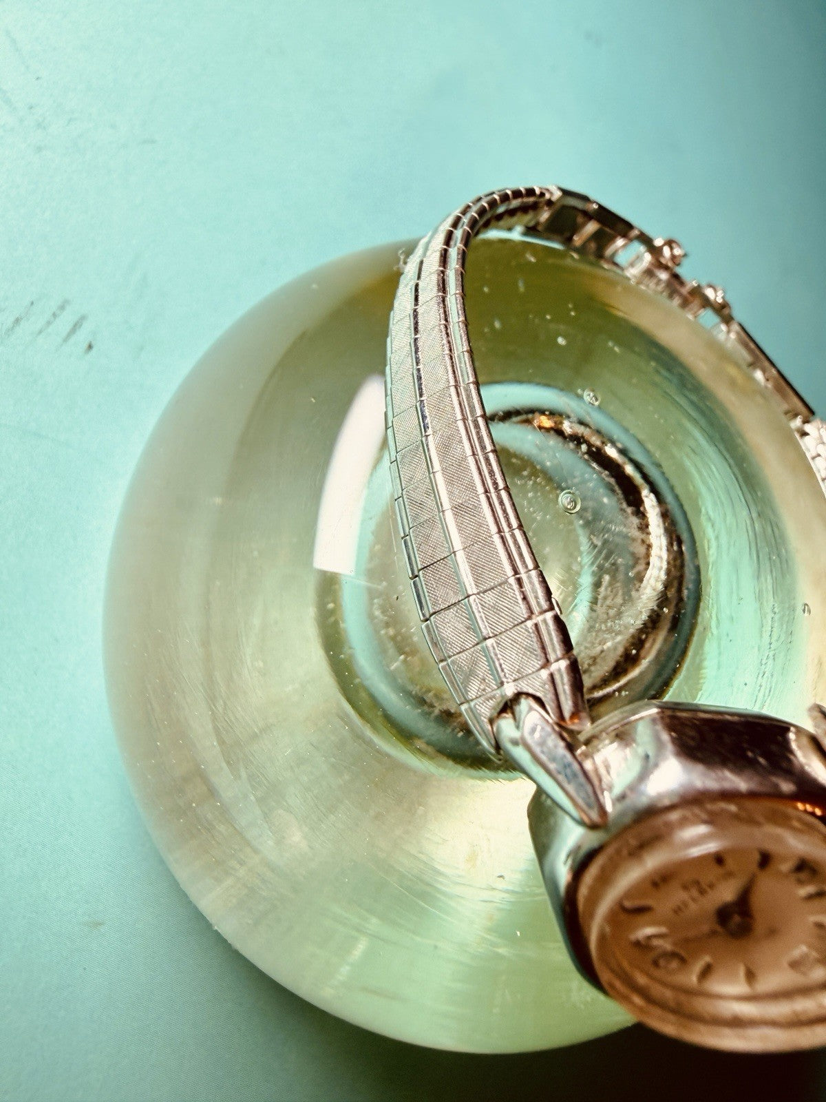 Antique Helbros Swiss Ladies Watch 7 Jewel Teardrop Case Art Deco c.194013