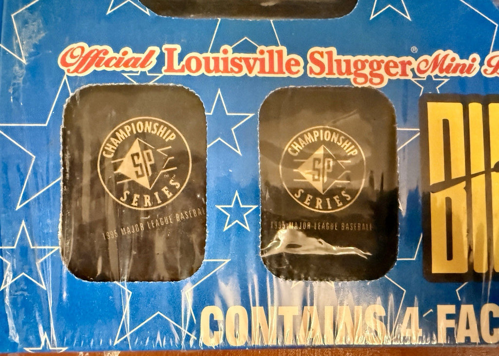 1996 Big Hurt Frank Thomas Louisville Slugger Mini Bat Card Box Sealed Packs1