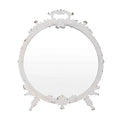 ROUND PEWTER MIRROR1