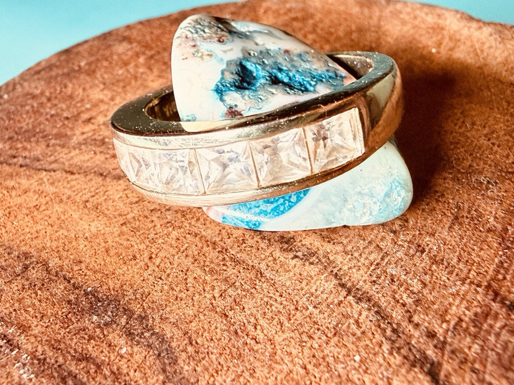 Sterling Silver 925 Princess Cut CZ Beautiful Ring Ready for Your Finger Size 73