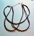 Antique Jet Necklace – Triple Strand | 925 Sterling Silver | Victorian Era Mourning Jewelry