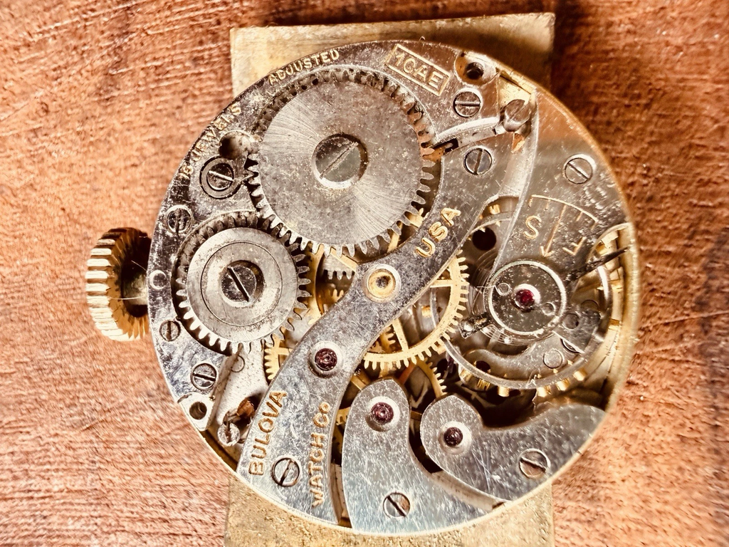 Bulova Art Deco Manual Wind Watch – Sub Seconds – 1920s – Parts / Repair