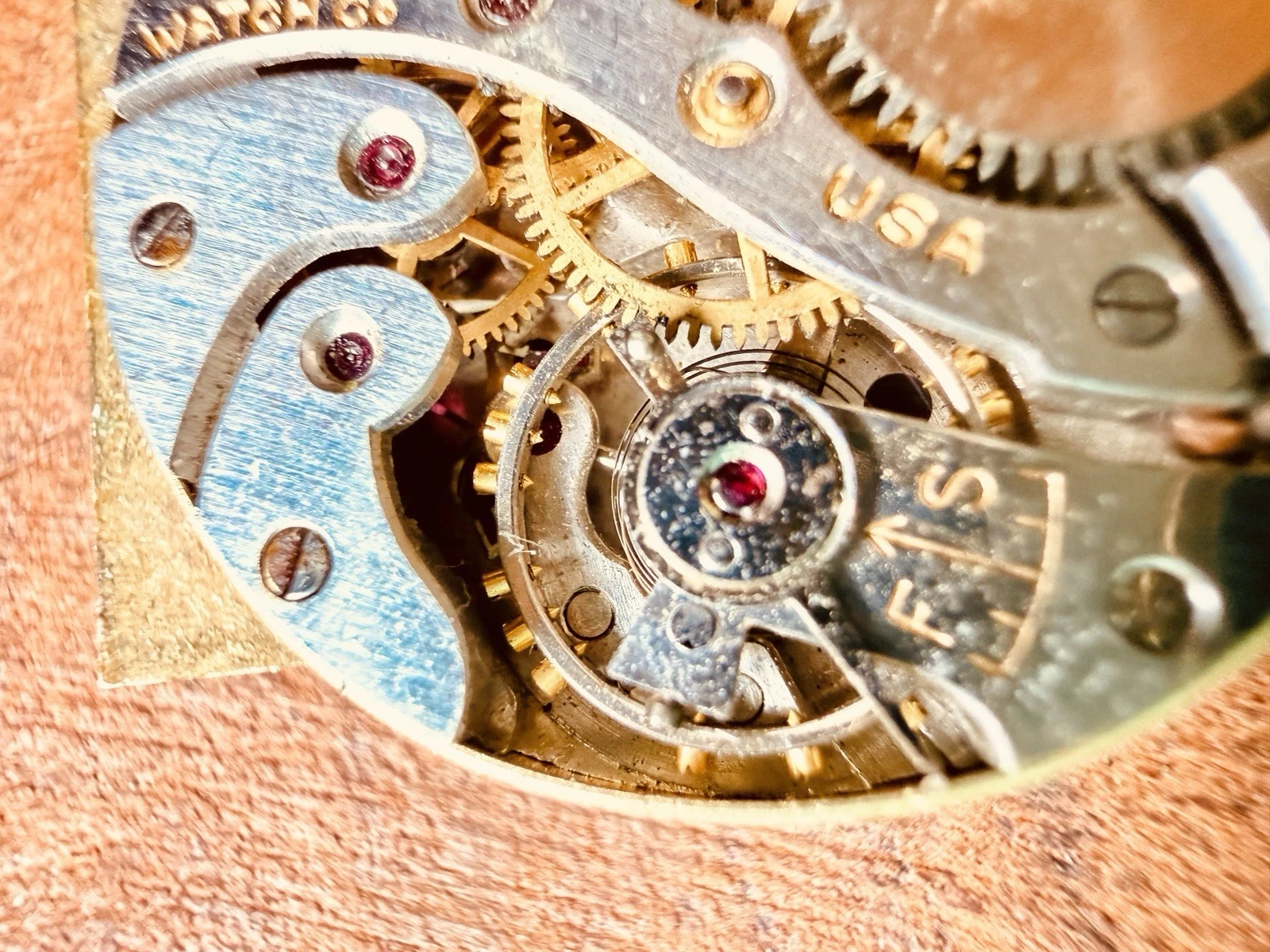 Bulova Art Deco Manual Wind Watch – Sub Seconds – 1920s – Parts / Repair