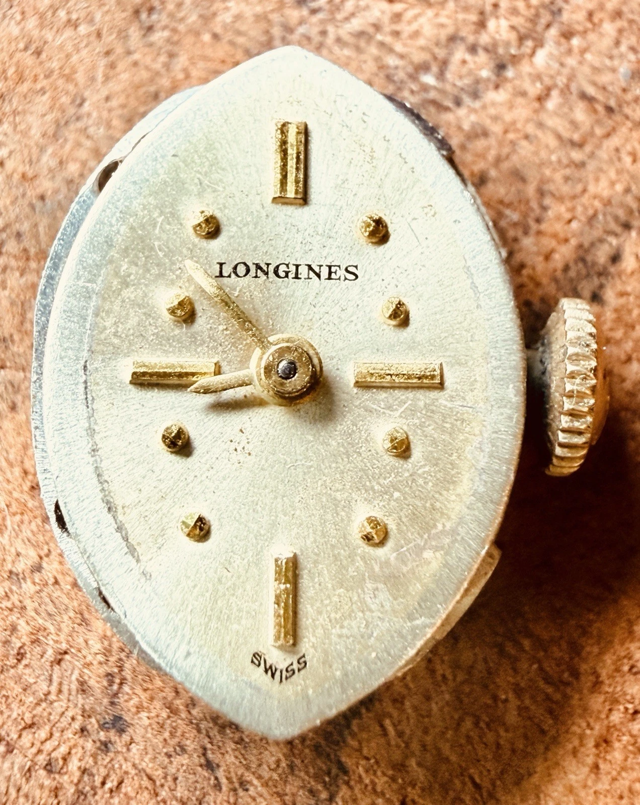 Longines Swiss Ladies Mechanical Movement w/ Signed Dial – For Repair