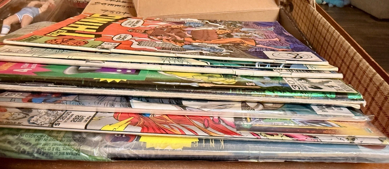 Marvel & DC 90s Comic Lot – Sealed Packs, X-Men #292, Batman #500, Doomsday Era